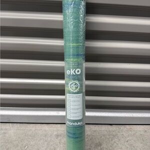 manduka eKO SuperLite Travel Yoga Mat - Green Teal Marble